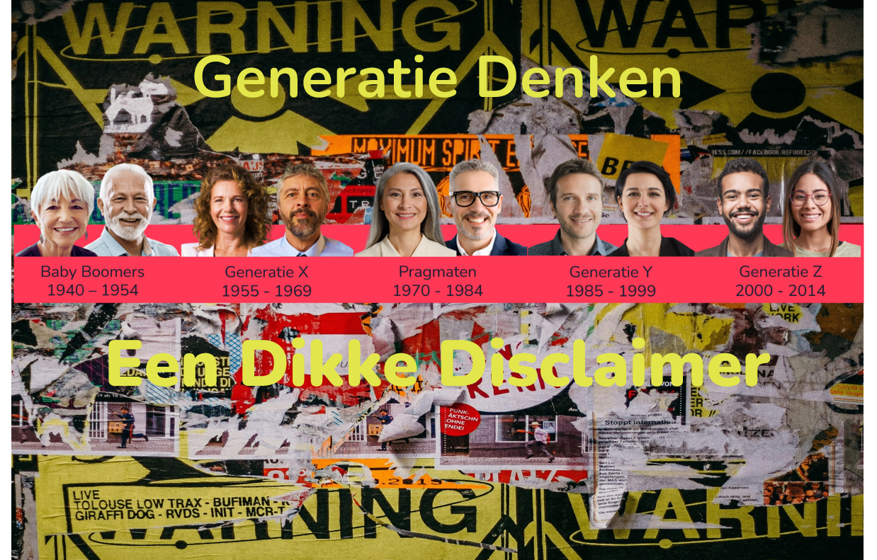 Generaties en werk - de dikke disclaimer